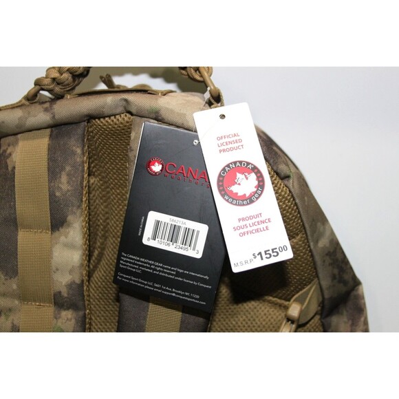 Canada Weather Gear Tactical Camo Print Backpack 100% Authentic NEW Compression - Picture 12 of 13